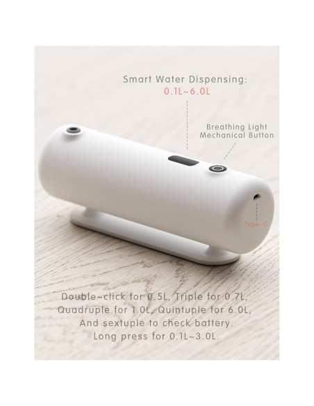 Dispensador de Agua Eléctrico TMASTER 5 Galones USB Tipo-C Dispensador de Agua Eléctrico TMASTER 5 Galones USB Tipo-C