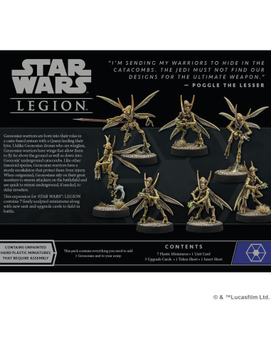 Star Wars: Legion Guerreros Geonosianos - Pack de Miniaturas