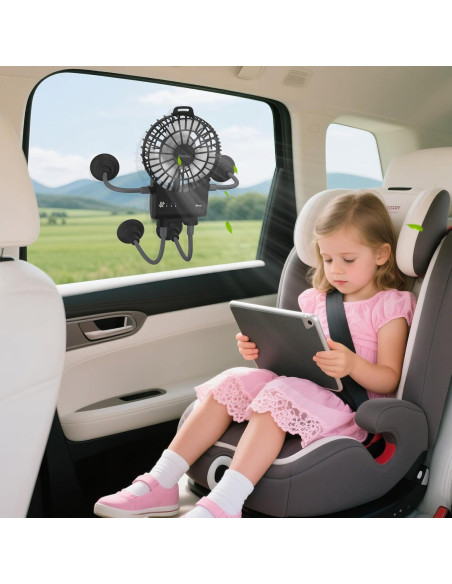 Ventilador de Escritorio Portátil Simfree Negro 3 Velocidades Ventilador de Escritorio Portátil Simfree Negro 3 Velocidades