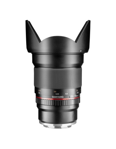Lente Samyang 16mm F2.0 para Fujifilm-X - Gran Angular