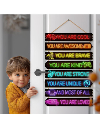 Juego de Decoración de Pared Infantil WAKOSAN - 8 Placas 49cm