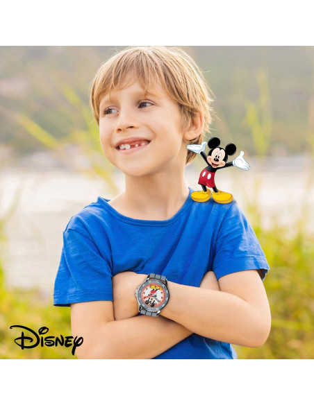 Reloj Analógico Mickey Mouse para Niños, Correa de Silicona Reloj Analógico Mickey Mouse para Niños, Correa de Silicona