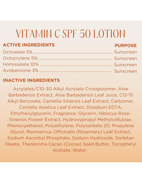 InstaNatural Loción Solar Vitamina C SPF 50 148 ml Hidratante InstaNatural Loción Solar Vitamina C SPF 50 148 ml Hidratante