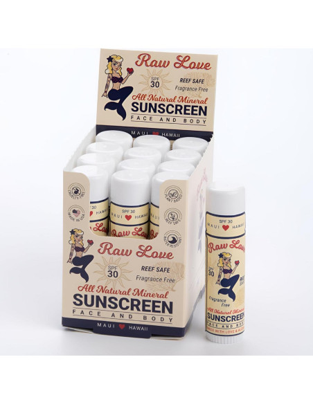 Protector Solar en Barra Raw Love SPF 30 17g - Ecológico y Resistente al Agua Protector Solar en Barra Raw Love SPF 30 17g - Ecológico y Resistente al Agua