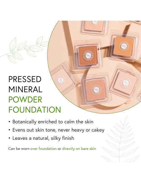 Base de Maquillaje Mineral Prensado Honeybee Gardens Geisha 7.5g Base de Maquillaje Mineral Prensado Honeybee Gardens Geisha 7.5g