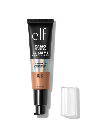 Crema CC Camo e.l.f. SPF 30 56.4g Cobertura Media a Completa Crema CC Camo e.l.f. SPF 30 56.4g Cobertura Media a Completa