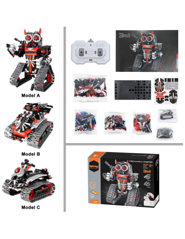 BEMITON Kit de Construcción Robot 3 en 1 para Niños 6-10 Años