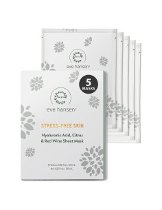 Mascarilla Facial de Colágeno Eve Hansen - Hidratante 5 Pzas