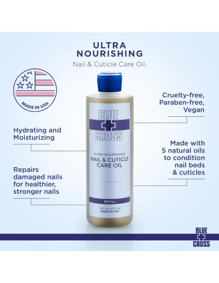 Aceite para Uñas y Cutículas Blue Cross 473ml Hidratante Natural Aceite para Uñas y Cutículas Blue Cross 473ml Hidratante Natural