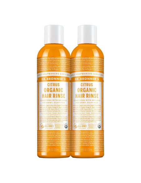 Enjuague Capilar Orgánico Dr. Bronner's 227 ml - Sin Sintéticos Enjuague Capilar Orgánico Dr. Bronner's 227 ml - Sin Sintéticos