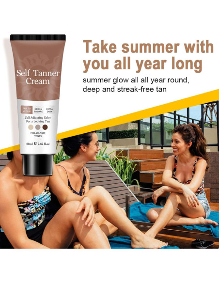 Crema Autobronceadora ONMYLOVIN 80ml Fórmula Natural Sin Rayas Crema Autobronceadora ONMYLOVIN 80ml Fórmula Natural Sin Rayas