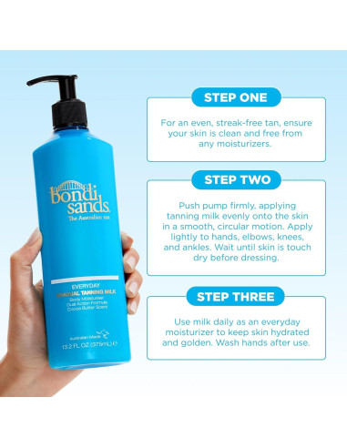 Leche Autobronceadora Gradual Bondi Sands 375 ml Hidratante