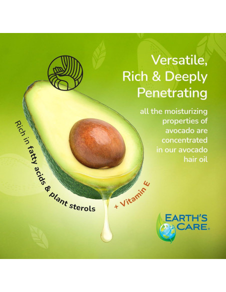 Aceite de Aguacate Earth's Care 236.6 ml para Cabello y Piel Aceite de Aguacate Earth's Care 236.6 ml para Cabello y Piel
