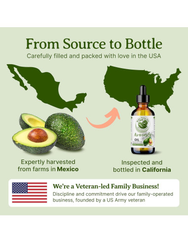 Aceite de Aguacate Bella Terra 60ml - 100% Puro y Natural