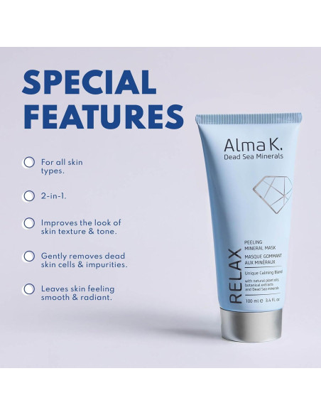 Mascarilla Exfoliante Facial Alma K - Hidratante con Minerales 125.5 g Mascarilla Exfoliante Facial Alma K - Hidratante con Minerales 125.5 g