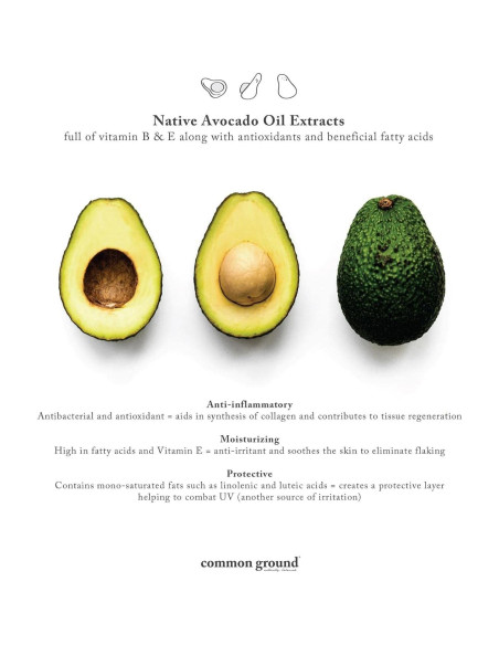 Jabón de Manos Orgánico Common Ground - Aceite de Aguacate - 3 Paquetes Jabón de Manos Orgánico Common Ground - Aceite de Aguacate - 3 Paquetes