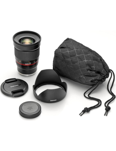 Lente Samyang 16mm F2.0 para Fujifilm-X - Gran Angular Lente Samyang 16mm F2.0 para Fujifilm-X - Gran Angular
