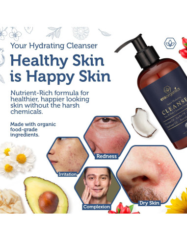 Limpiador Facial Orgánico para Hombres Era Organics 272g