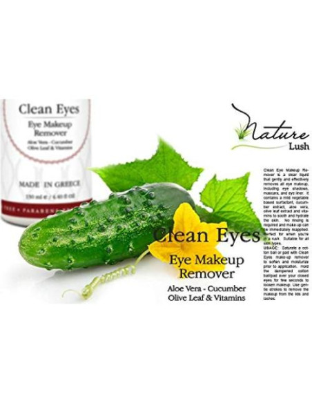 Desmaquillante Natural para Ojos y Rostro Nature Lush 125 ml