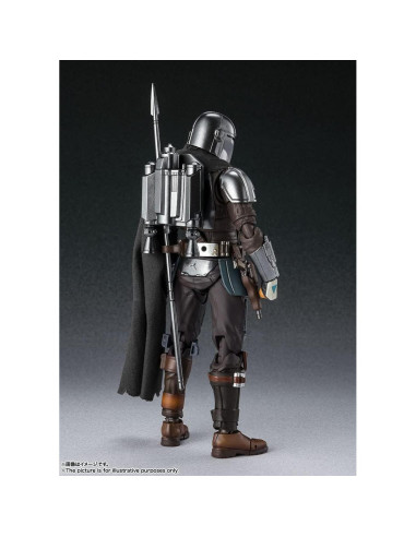 Figura de Acción S.H. Figuarts Star Wars Mandalorian Din Jarin 15 cm