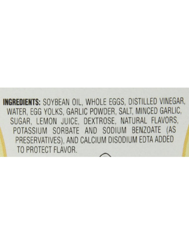 Mayonesa Woebers Ajo Tostado 311 ml Sin Gluten