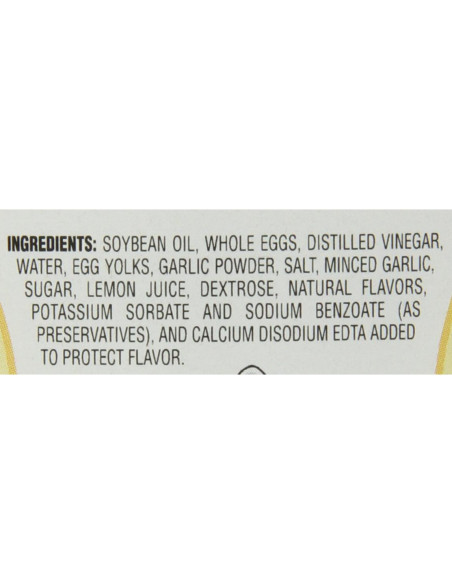 Mayonesa Woebers Ajo Tostado 311 ml Sin Gluten Mayonesa Woebers Ajo Tostado 311 ml Sin Gluten