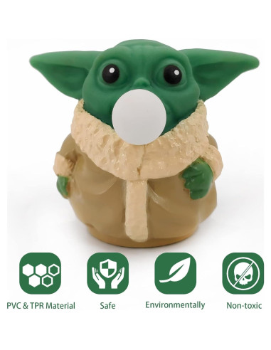 Juguete de Burbujas Baby Yoda - Alivio Estrés - 8.3 cm