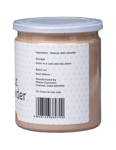 Polvo de cáscara de nuez Yogi's Gift 226g - Exfoliante natural
