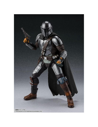 Figura de Acción S.H. Figuarts Star Wars Mandalorian Din Jarin 15 cm