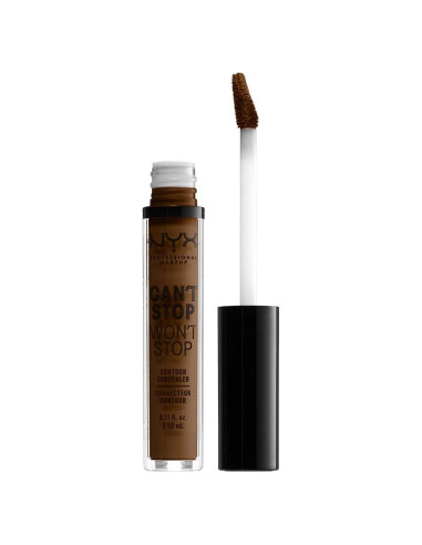 Corrector de Contorno NYX 3.25 ml Nuez 24h Mate Cobertura Completa