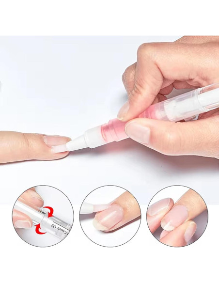 Aceite Nutricional para Uñas YIMART 4pcs 2ml Manzana Aceite Nutricional para Uñas YIMART 4pcs 2ml Manzana