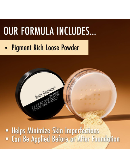 Polvo Suelto Fijador Black Radiance True Complexion Banana 18g Polvo Suelto Fijador Black Radiance True Complexion Banana 18g