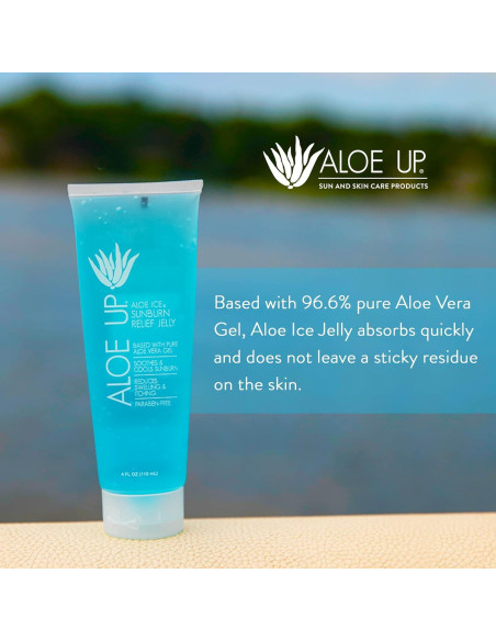 Gel de Alivio de Quemaduras Solares Aloe Up 113.4 g - Orgánico Gel de Alivio de Quemaduras Solares Aloe Up 113.4 g - Orgánico