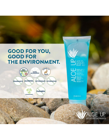 Gel de Alivio de Quemaduras Solares Aloe Up 113.4 g - Orgánico