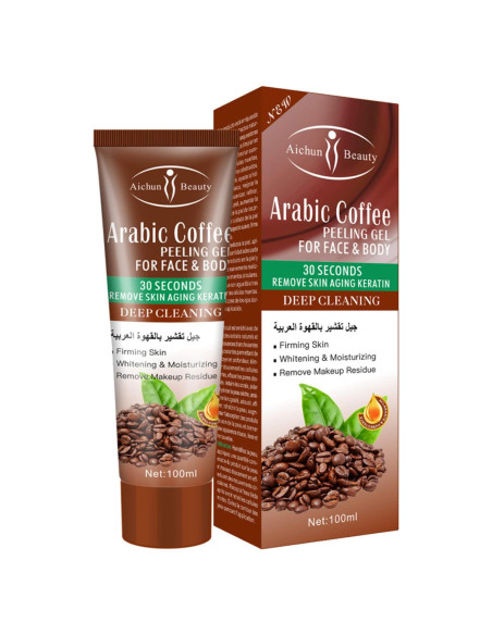 Gel Peeling Facial AICHUN BEAUTY Café Arábico 118g Hidratante Gel Peeling Facial AICHUN BEAUTY Café Arábico 118g Hidratante