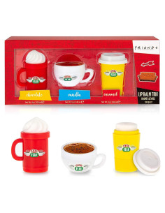 Bálsamos Labiales Mad Beauty Central Perk - Paquete de 3 Sabores