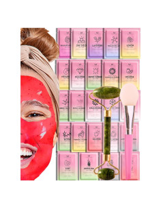 Set de 24 Mascarillas Faciales de Gel VOGUENOW - Hidratantes y Aclarantes