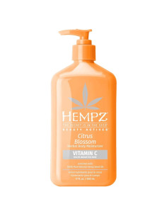 Loción Corporal Hempz 502 g - Hidratante Flor de Cítricos con Vitamina C