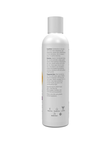 Gel Limpiador de Vitamina C y Miel de Manuka NOW 236ml Gel Limpiador de Vitamina C y Miel de Manuka NOW 236ml
