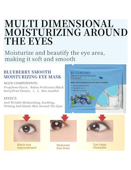 Parches Hidratantes para Ojos Felico - 30 Pares de Colágeno Parches Hidratantes para Ojos Felico - 30 Pares de Colágeno