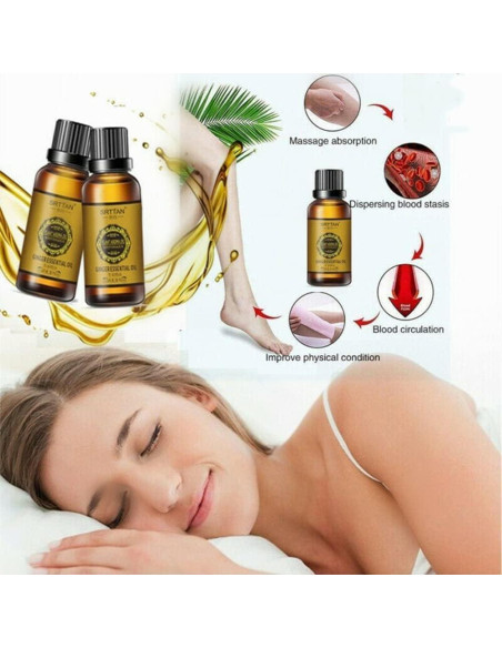 Aceite de Jengibre para Drenaje Abdominal Toheok 3x10ml Aceite de Jengibre para Drenaje Abdominal Toheok 3x10ml