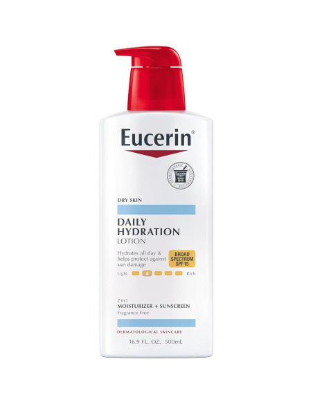 Loción Hidratante Diaria Eucerin 3x500ml Sin Fragancia Loción Hidratante Diaria Eucerin 3x500ml Sin Fragancia