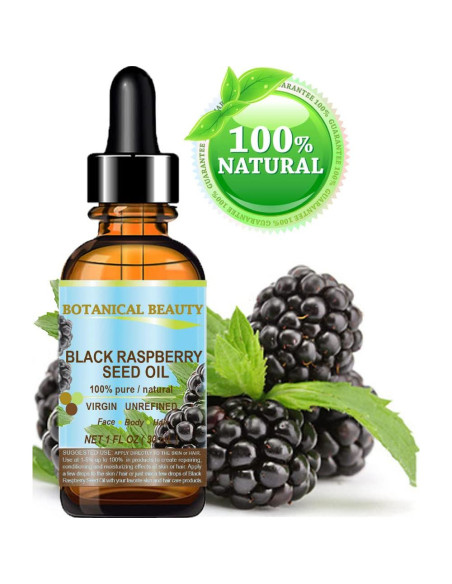 Aceite de Semilla de Frambuesa Negra 100% Puro 30 ml Belleza Botánica Aceite de Semilla de Frambuesa Negra 100% Puro 30 ml Belleza Botánica