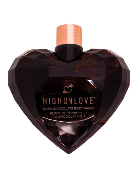 Pintura Corporal de Chocolate Negro HighOnLove 100ml Vegana Pintura Corporal de Chocolate Negro HighOnLove 100ml Vegana