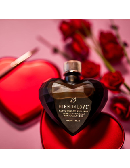 Pintura Corporal de Chocolate Negro HighOnLove 100ml Vegana Pintura Corporal de Chocolate Negro HighOnLove 100ml Vegana
