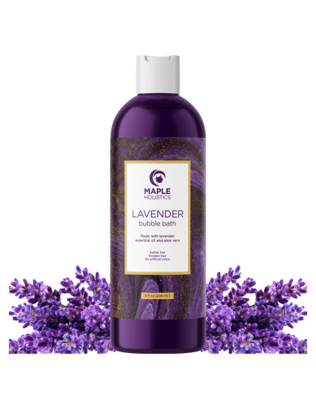 Baño de Burbujas de Lavanda Maple Holistics 236.6 ml - Hidratante Baño de Burbujas de Lavanda Maple Holistics 236.6 ml - Hidratante