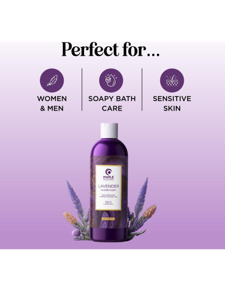 Baño de Burbujas de Lavanda Maple Holistics 236.6 ml - Hidratante Baño de Burbujas de Lavanda Maple Holistics 236.6 ml - Hidratante