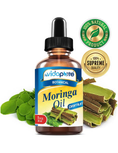 Aceite de Moringa 100% Puro myVidaPure 30 ml Cuidado Piel y Cabello 2