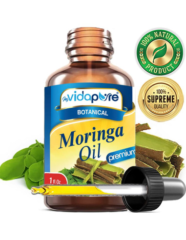 Aceite de Moringa 100% Puro myVidaPure 30 ml Cuidado Piel y Cabello