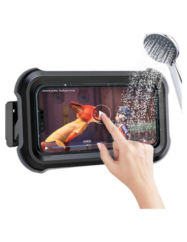 Soporte de teléfono impermeable OOLYCIO para ducha 480 - Negro
